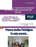 Salud Mental Emergencias y Desastres