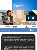 Susalud - Encuesta Satisfaccion en Servicios de Salud 2014