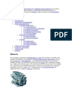 El Motor Diésel Es Un Motor Térmico de Combustión Interna Alternativo en El Cual El Encendido Del Combustible Se Logra Por La Temperatura Elevada Que Produce La Compresión Del Aire en El Interior Del Cilindro