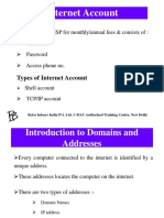 Types of Internet Account
