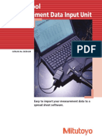 Mitutoyo - System Przenoszenia Danych Measurement Data Input Unit - E4250-264 - 2003 EN
