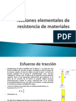 Nociones Elementales de Resistencia de Materiales