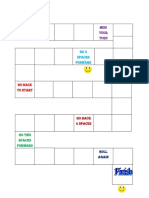 Board Game Template - Fce