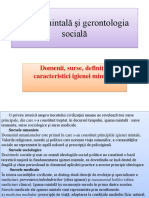 Igiena Mintala Si Gerontologia Sociala.pptx 1 Tema