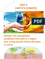 Unit 5 The Earth'S Climates