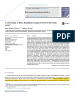 A Cost Study of Fixed Broadband Access Networks For Rural Areas