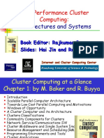 High Performance Cluster Computing:: Architectures and Systems