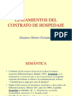 Lineamientos Del Contrato de Hospedaje-Por Gustavo N Fernandez