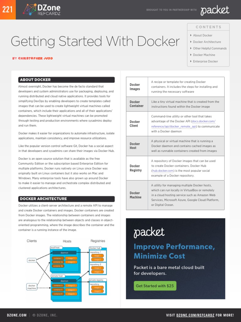 Getting Started With Docker: Improve Performance, Minimize Cost | PDF ...