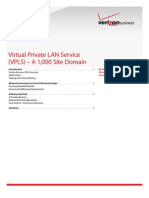 Virtual Private LAN Service (VPLS) - A 1,000 Site Domain: Data Networking