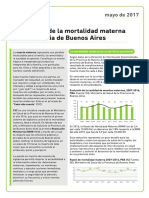 Informe Mortalidad Materna - 2017 Ministerio de Salud PBA
