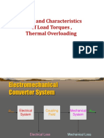 Types and Characteristics of Load Torques, Thermal Overloading