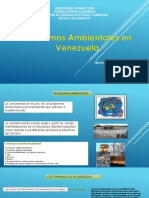 Problemas Ambientales en Venezuela