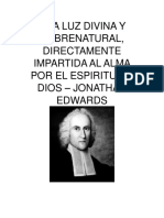 Una Luz Divina y Sobrenatural Jonathan Edwards