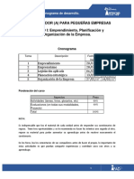 Cronograma Modulo I Admon de Empresas 2017 (2)