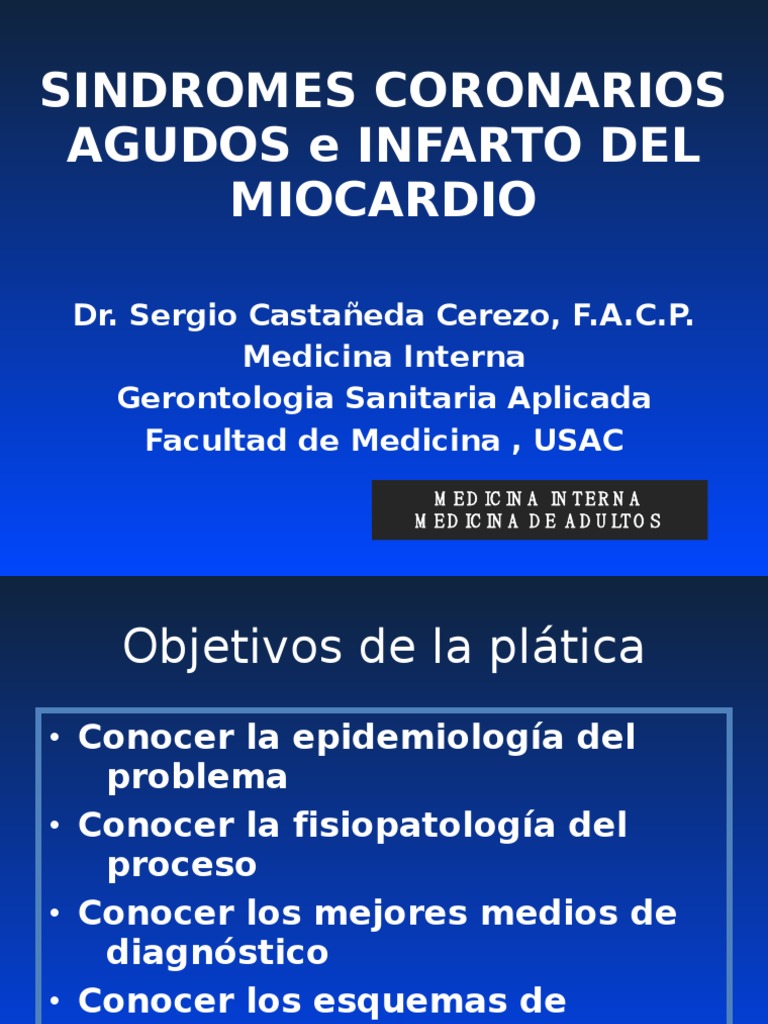 SCA e IMA | PDF | Infarto de miocardio | Electrocardiografia