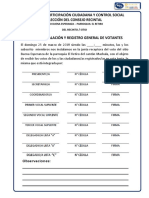 Actas Proceso Elecciones