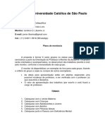 Plano de monitoria disciplina catequética PUC-SP