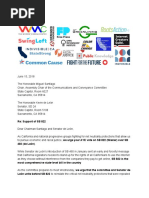 SB 822 Progressive Support Letter