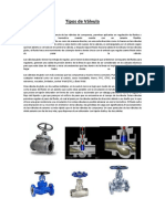Tipos de Válvula