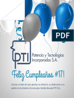 Tarjeta PTI Cumpleaños