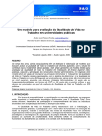 Um Modelo de Avaliação QVT Nas Universidades Públicas PDF