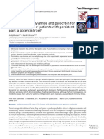 Lysergic Acid Diethylamide and Psilocybin For The Management of Patients With Persistent Pain: A Potential Role?