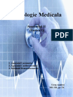 Semiologie Medicala: Semestrul II (Partea I)