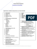 Examen Mental Psiquiatrico