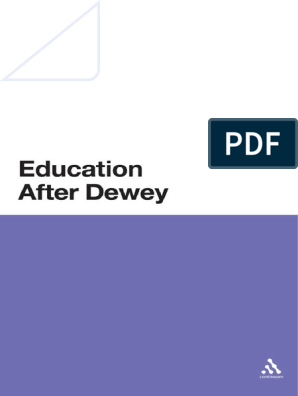 Paul Fairfield Education After Dewey Philosophy Of - 