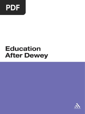 Paul Fairfield Education After Dewey Philosophy Of - 