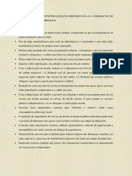 A Descentralização Republicana e A Formação de Novos Grupos de Pressão