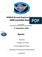 GOES-R Ground Segment Project NSOF Lunchtime Seminar: 17 September 2009