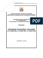 13 PROVISION DE MATERIAL CAPA BASE (17-0100-00, 17-0102-00, 17-0103-00)