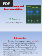 HPTLC - Theory and Instrumentation: DR Raghuveer