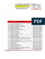 Lista de Procedimientos POP - Costruccion