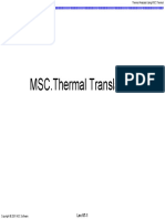 MSC - Thermal Translators: Thermal Analysis Using MSC - Thermal MSC - Patran 312 Course Notes
