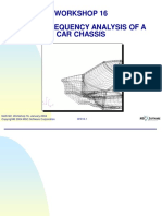 Workshop 16 Modal Frequency Analysis of A Car Chassis