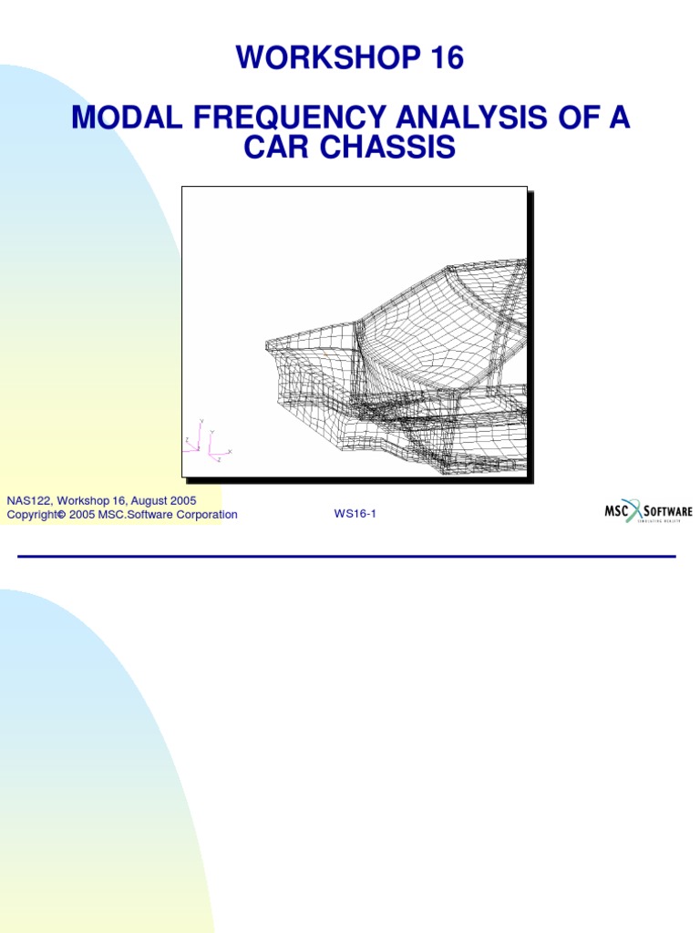 16 Modal Frequency Analysis of A Car Chassis PDF C