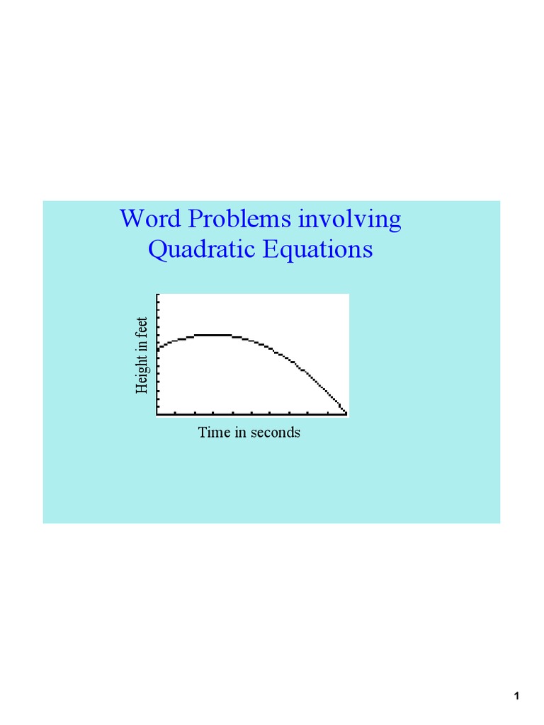 14 Quad Word Problems PDF PDF Teaching Mathematics Nature