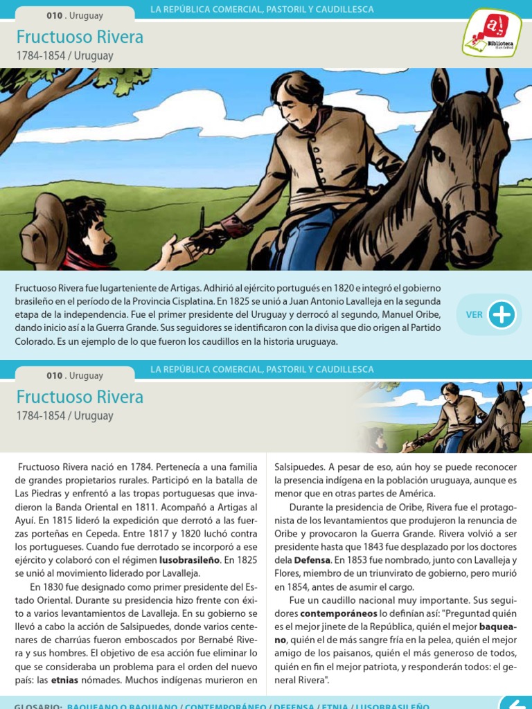 Fructuoso Rivera | PDF | Argentina | Uruguay