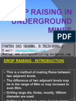 Drop Raising in Underground Mines