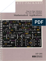 HP 28S MathematicalApplicationsSolutions (1988)