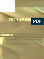 Quality Improvement: Submitted By-Sahil Vega
