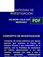 Estrategias de Investigación - Wilberd Espino