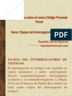 Etapas Del Interrogatorio de Testigos - Rodolfo Socla Alarcón