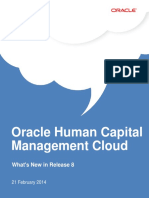 Oracle HCM Cloud Release 8 Whats New