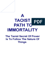 A Taoist Path to Immortality