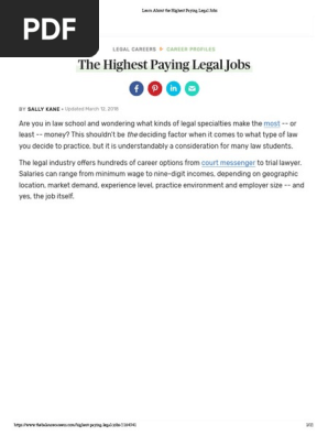 The Highest Paying Legal Jobs | Lawyer | Law Firm