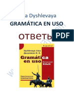 Dyshlevaya I a - Gramatica en Uso Otvety - 2010